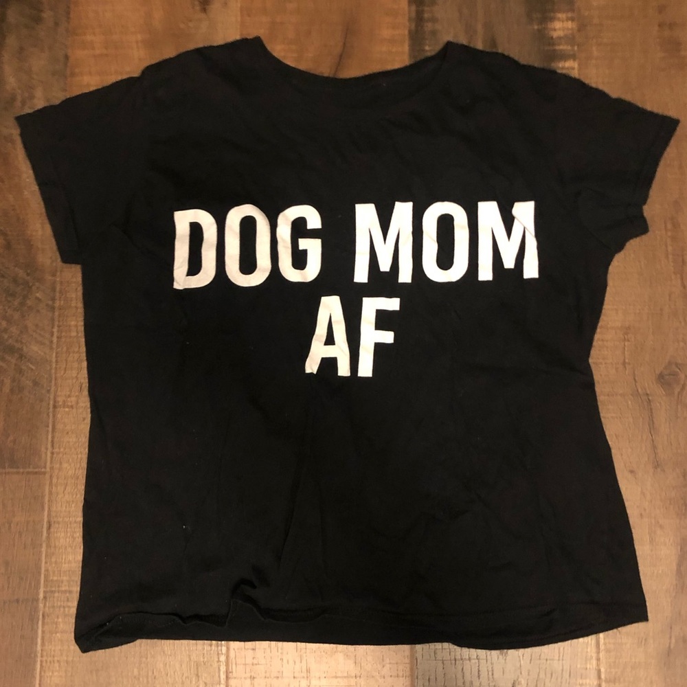 🐾Dog Mom AF Black T-Shirt🐾